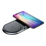Беспроводное зарядное устройство Baseus 2в1 Metal Dual Wireless Charger (WXXHJ-A01) Black, черный
