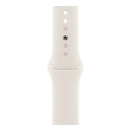 Apple Watch SE 3 (2025), 40 мм корпус из алюминия цвета «Midnight», ремешок Sport Band размера S/M цвета «Starlight»