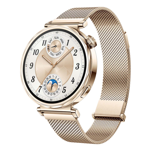 Умные часы HUAWEI Watch GT 5 Gold, 46 мм, цвет корпуса золотой, цвет ремешка золотой
