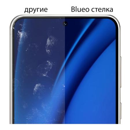 Защитное стекло для Galaxy S24/S25 BLUEO Silk Full cover Anti-Static (с рамкой, антистатик) (WB-S25) Черный