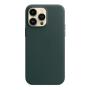 Чехол Leather Case MagSafe для Apple iPhone 14 Pro Max «Forest Green» Зеленый