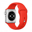 Силиконовый ремешок для Apple Watch 42/44 мм Red, красный