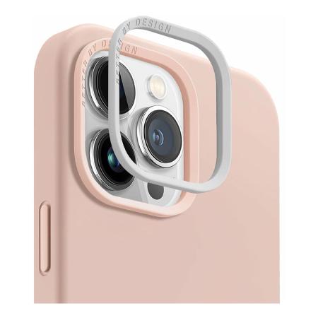 Чехол для iPhone 15 Pro Max с Magsafe UNIQ Lino (IP6.7P(2023)-LINOHMPNK) Розовый