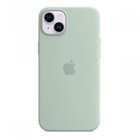 Чехол Silicone Case MagSafe для Apple iPhone 14 Plus Зеленый