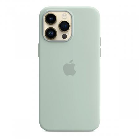 Чехол Silicone Case с MagSafe для Apple iPhone 14 Pro Max Зеленый