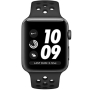 Apple Watch Nike+ Series 3 42 мм, корпус из алюминия цвета «серый космос», спортивный ремешок Nike цвета «антрацитовый/чёрный»