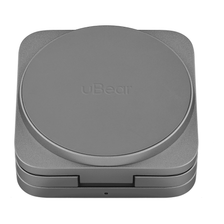 Беспроводное зарядное устройство uBear Balance Slim 3в1 Qi2.2 Серый