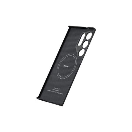 Чехол для Samsung Galaxy S24 Ultra Pitaka MagEZ 4 Case кевлар (KS2401U) Чёрный