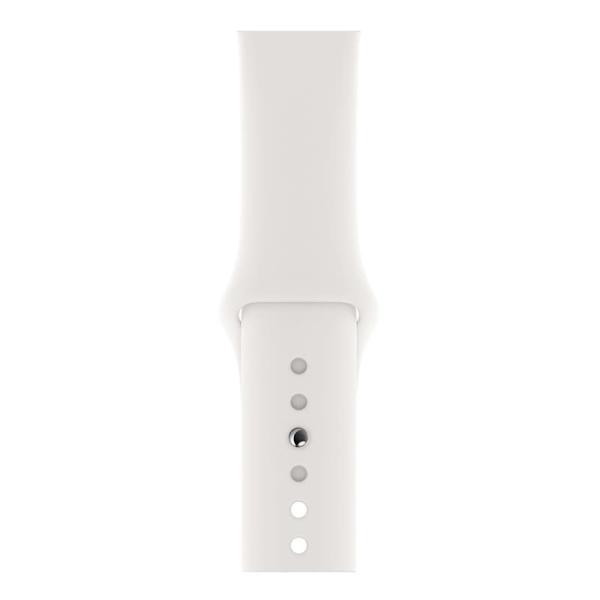Силиконовый ремешок COTEetCI Silicone Sport Band для Apple Watch 38/40 мм White, белый