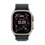 Apple Watch Ultra 3 (2025), 49 мм корпус из титана цвета «Natural», ремешок Alpine Loop размера M цвета «Black»