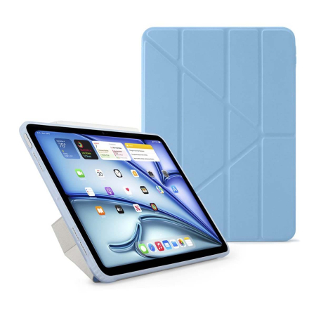 Чехол книжка для iPad Air 13"/Pro 12,9* 3/4/5/6 gen Gurdini Origami Case Голубой