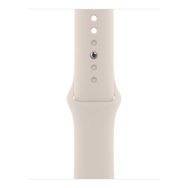 Apple Watch SE (2022), 40 мм корпус из алюминия цвета «Starlight», ремешок Sport Band размера S/M цвета «Starlight»