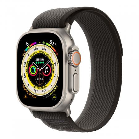 Ремешок для Apple Watch WiWU Trail Loop Watch Band 42/44/45/49 мм Черный/Серый
