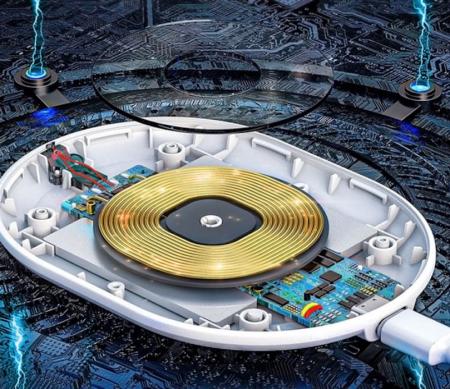 Беспроводное зарядное устройство Baseus Cobble Wireless Quick Charger 15W (WXYS-02) White, белый