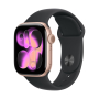 Apple Watch Series 11, 42 мм корпус из алюминия цвета «Rose Gold», ремешок Sport Band размера S/M цвета «Black»