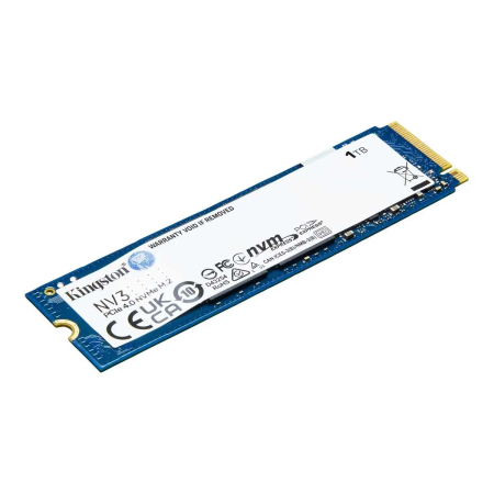 SSD накопитель Kingston NV3 1Tb M.2 2280 (SNV3S/1000G) PCIe 4.0 x4, NVMe, 3D TLC