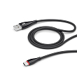 Дата-кабель Deppa Ceramic USB - USB-C, 1 м (72288) Черный