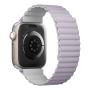 Ремешок UNIQ для Apple Watch 42/44/45/49 мм Revix reversible Magnetic (45MM-REVLILWHT) Сиреневый/Белый